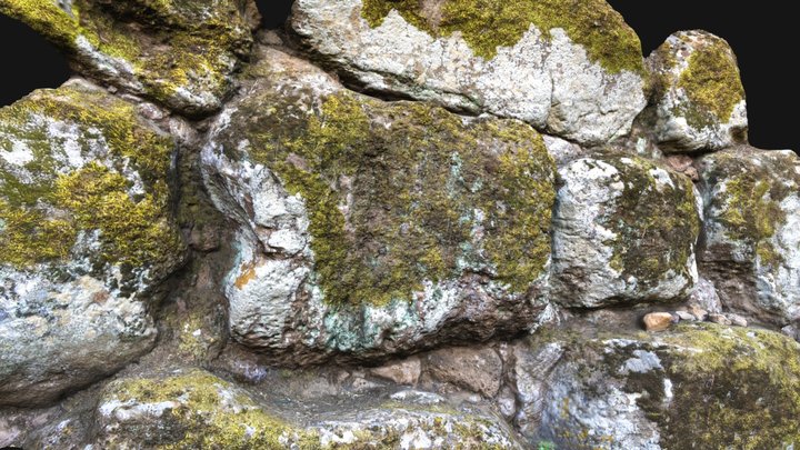 Nuraghe Losa Stone Detail - 3D Scan 3D Model