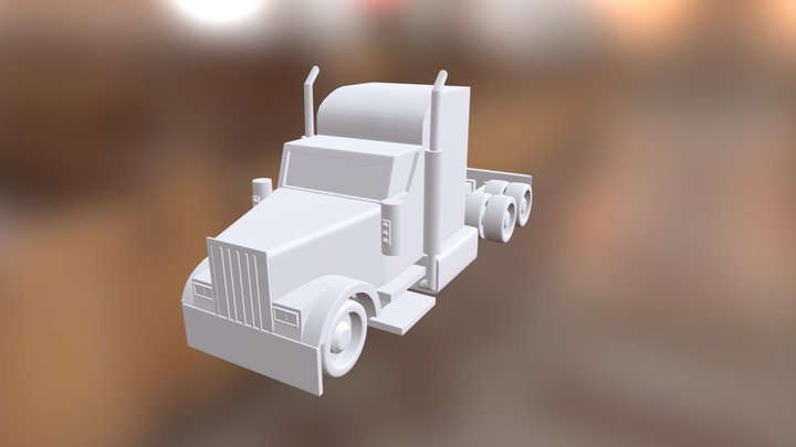 High Poly Truck 3D Model