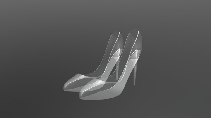Glass Slipper 3D Model