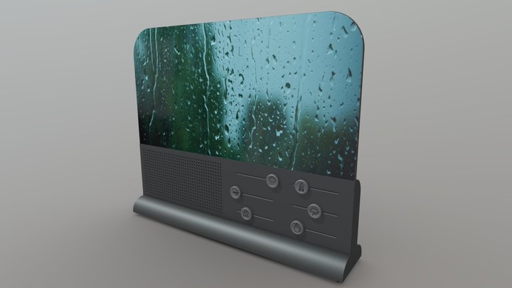 Ambiance Control Panel Concept 3D Model