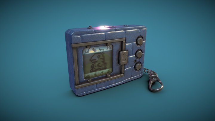 Digimon Ver1 [Fan Art] 3D Model