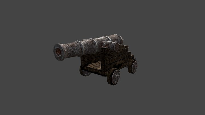 Cannon Texture (wip) 3D Model