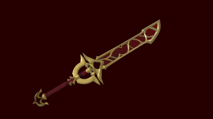 Guillaume T. Delbarre Sword 3D Model