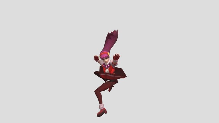 hero-guinevere-athena-asamiya 3D Model