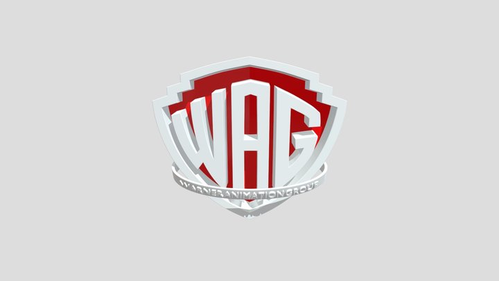 Warner Animation Group Logo 2014-2020 3D Model