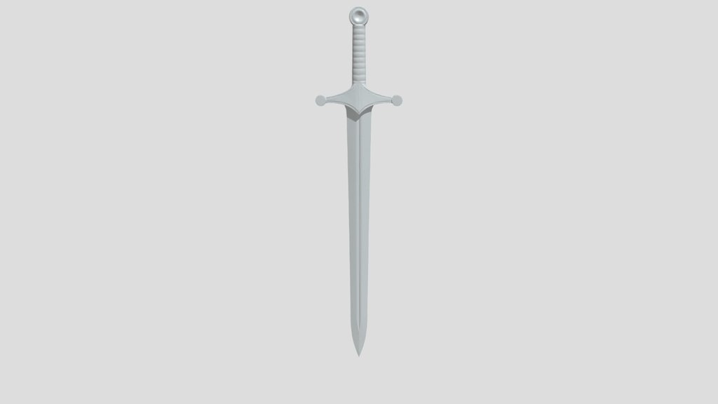 A one-handed medieval sword