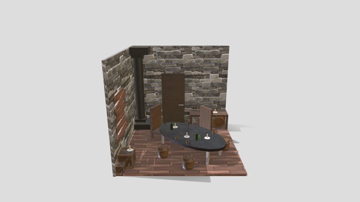 sala secreta 3D Model