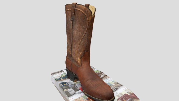 Cowboy Boot 3D Model