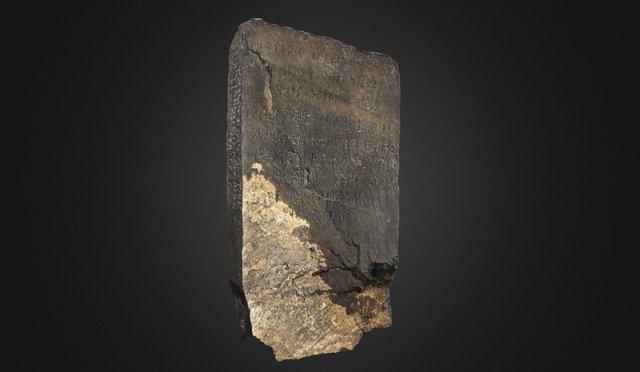 Kensignton Rune Stone - Color, No backside 3D Model