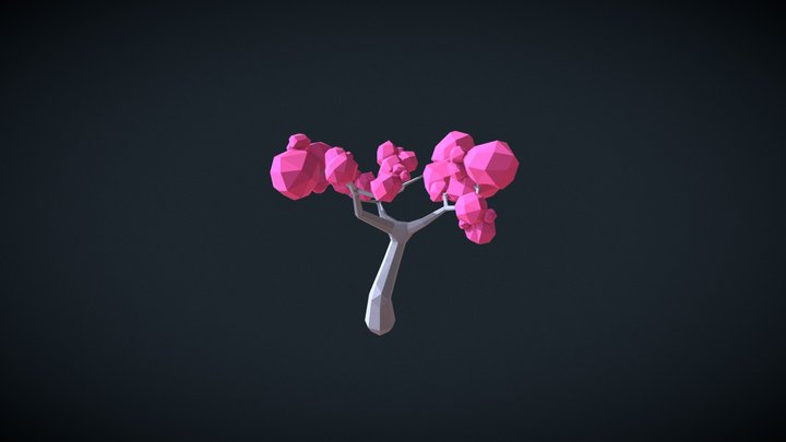 LowPoly Tree 3D Model