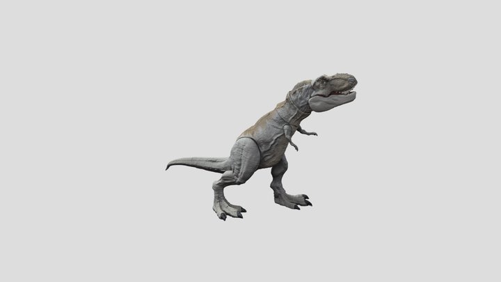Jurassic World Tyrannosaurus Rex Dinosaur Figure 3D Model