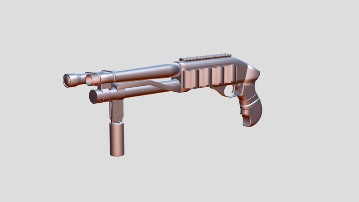 Shotgun 3D Model