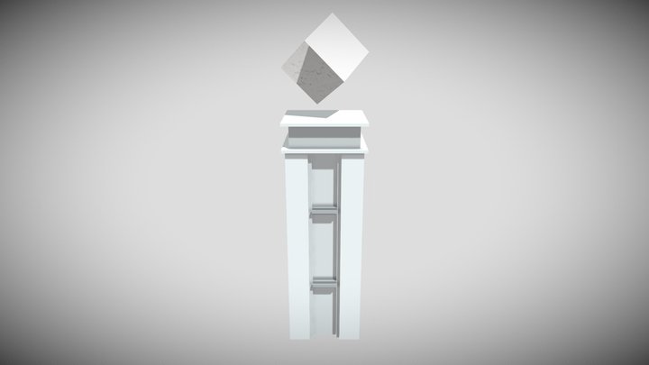 Monochrome Tower 3D Model