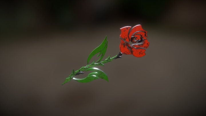 rose 3D Model