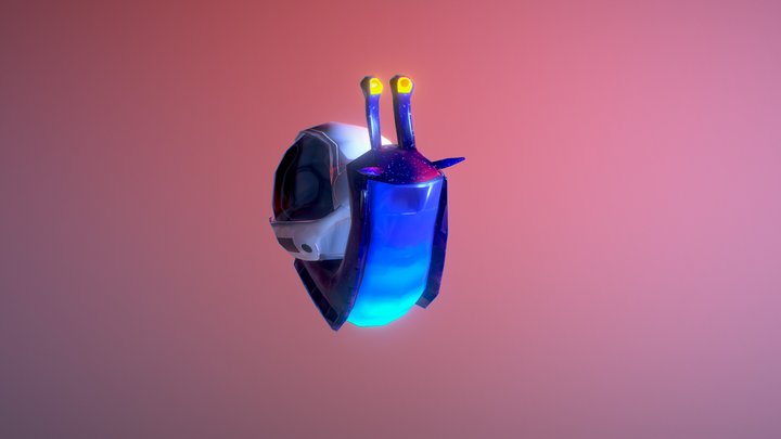 Astro Snail 3D Model