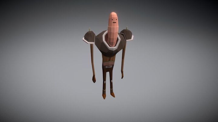 Wormy 3D Model