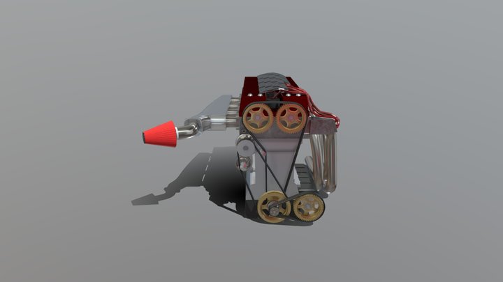 Engine 3D Model