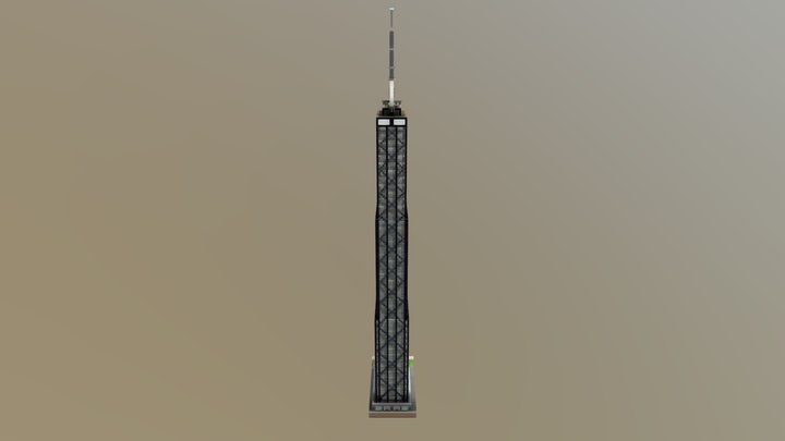 John Hancock Center - Landmark City 3D Model