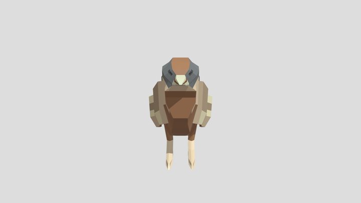 Bird Poly 3D Model