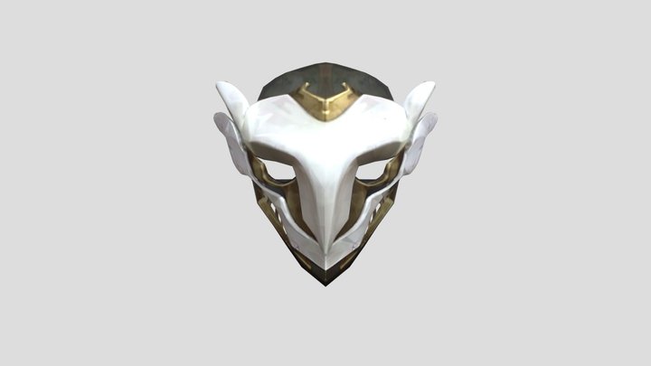 Arcane Mask Firelight League of Legends 3D Model