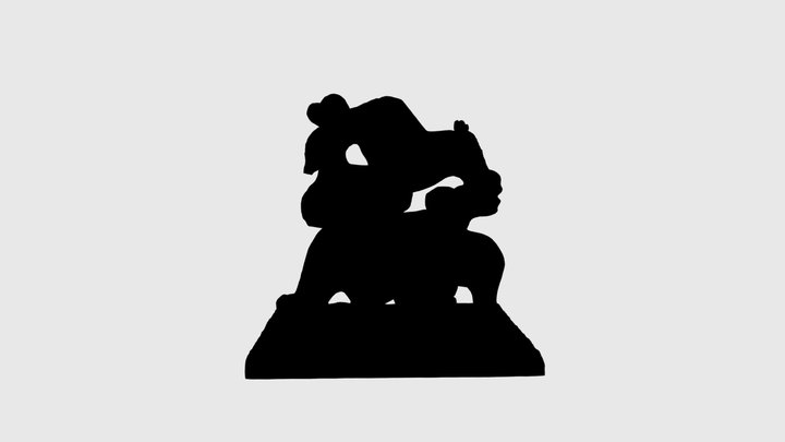 Jacques Lipchitz - Hagar in the Desert, 1957 3D Model