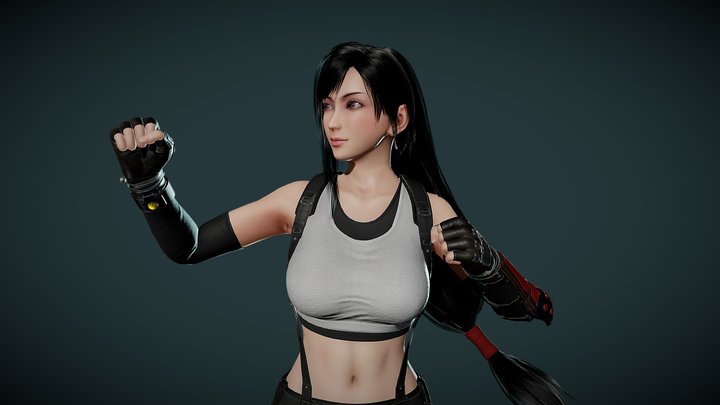 Tifa Lockhart - FFVII Remake 3D Model