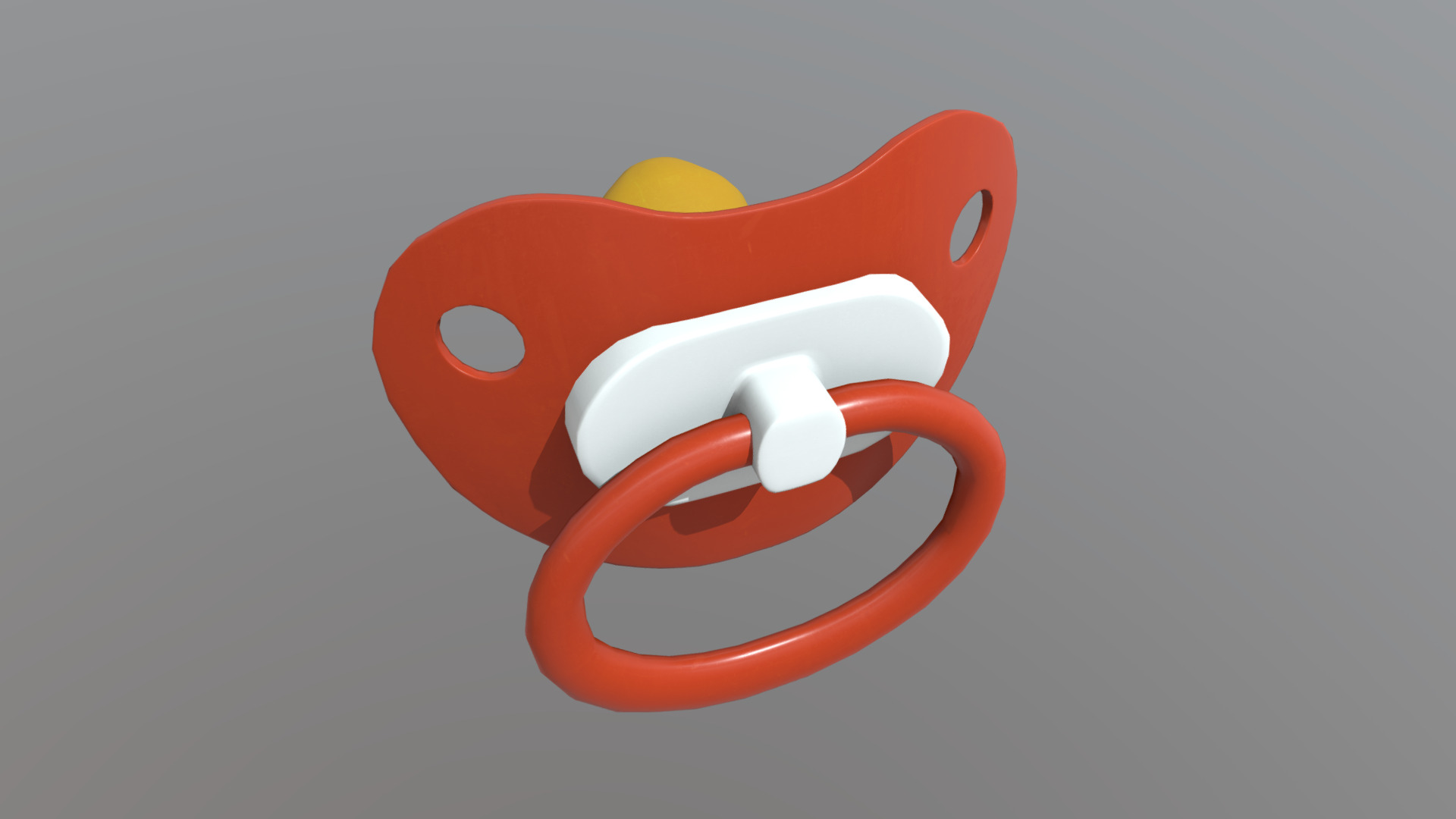 3D model Pacifier - This is a 3D model of the Pacifier. The 3D model is about logo.