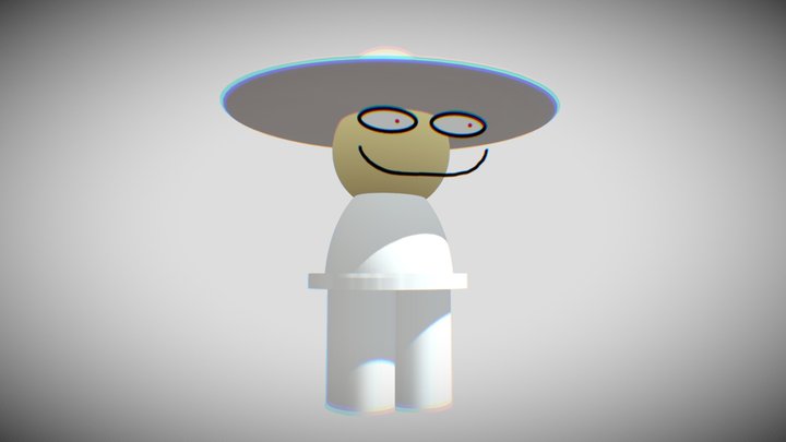 White 3D Model