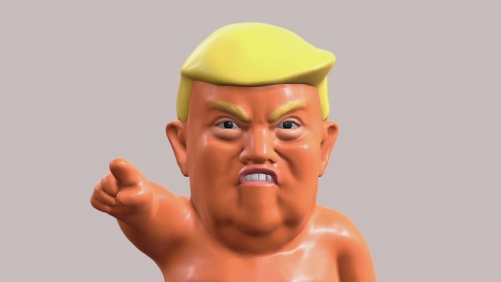 President Baby T 3D Model