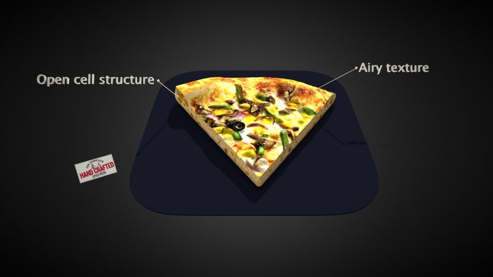 Pizza Slice 3D Model
