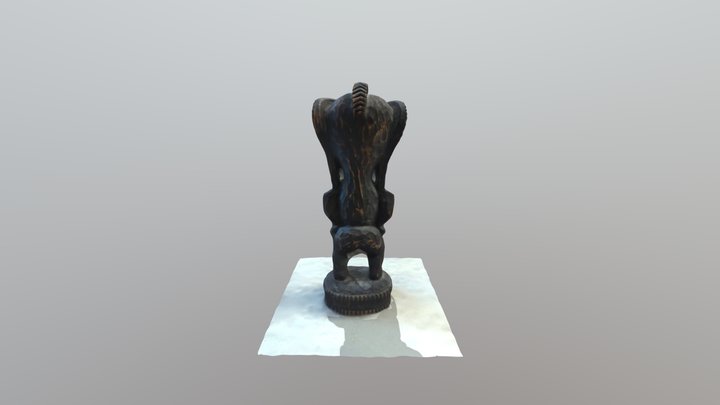 hawaii tiki statue 3D Model