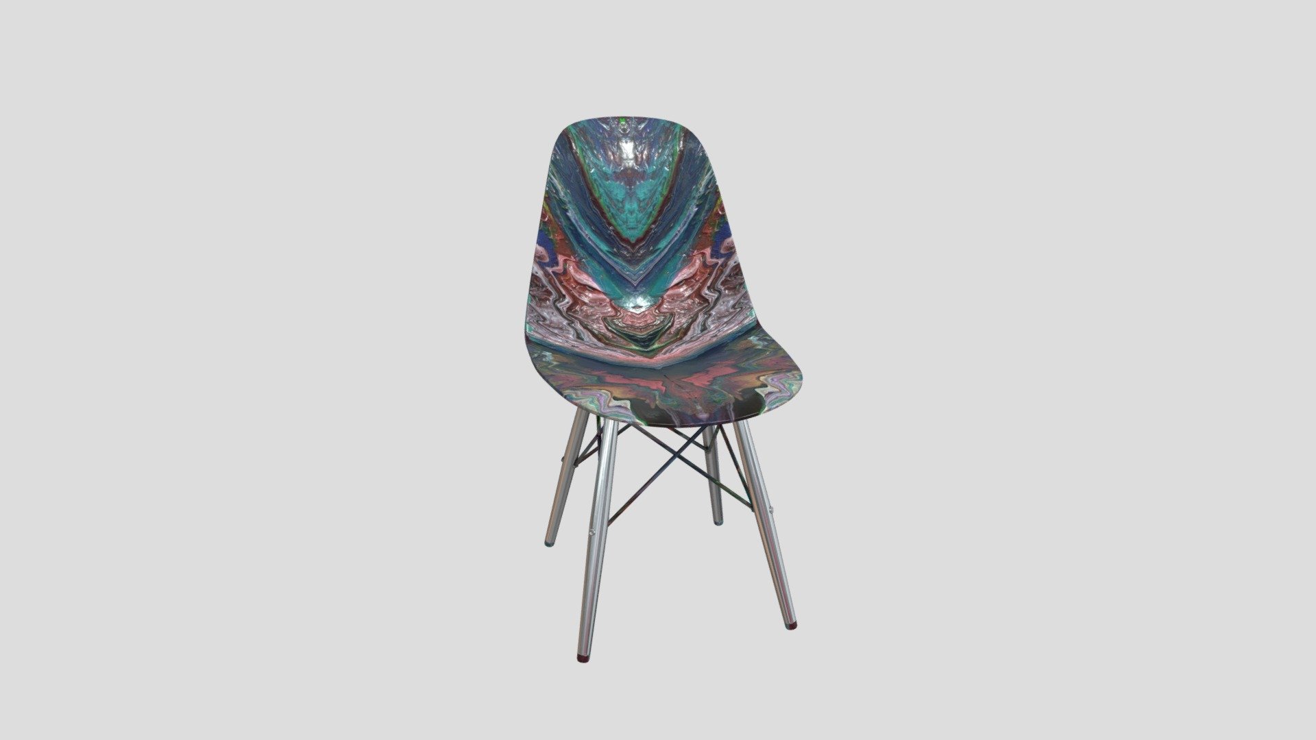 Eames Chair Melted paint surface 1