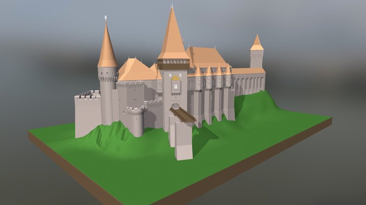 Vajdahunyad Castle 3D Model