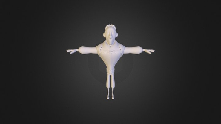 Andre Low Poly 3D Model