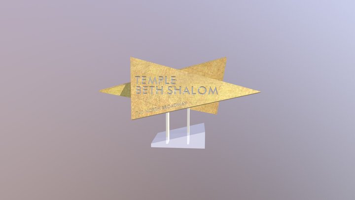 Proposed Redesign Temple Beth Shalom 6 (Mod 1) 3D Model