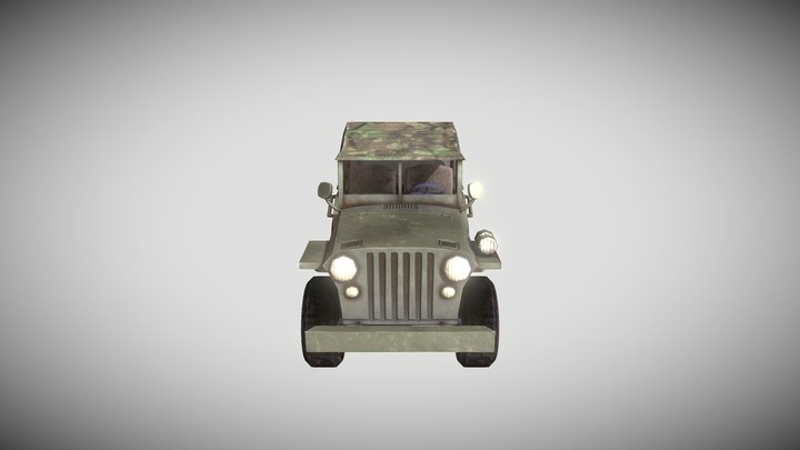 Military Jeep 3D Model