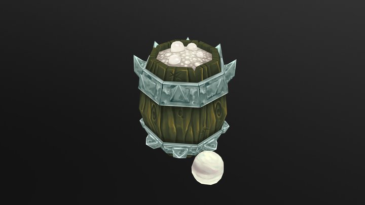 Nespirah's Stash Detail: Pearl Barrel 3D Model