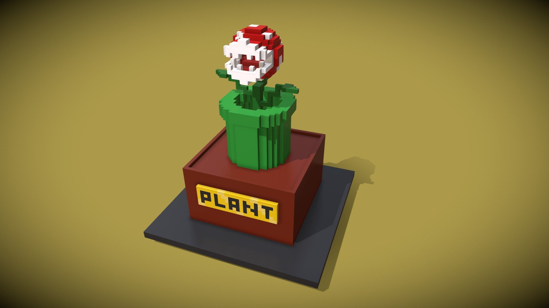 Piranha Plant 3d Model By Gatostao 4929b64 Sketchfab 9027