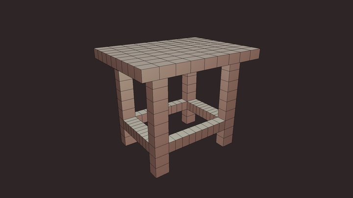 664230002_table_model 3D Model