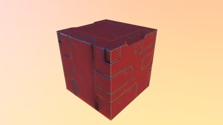 Normal map example 3D Model