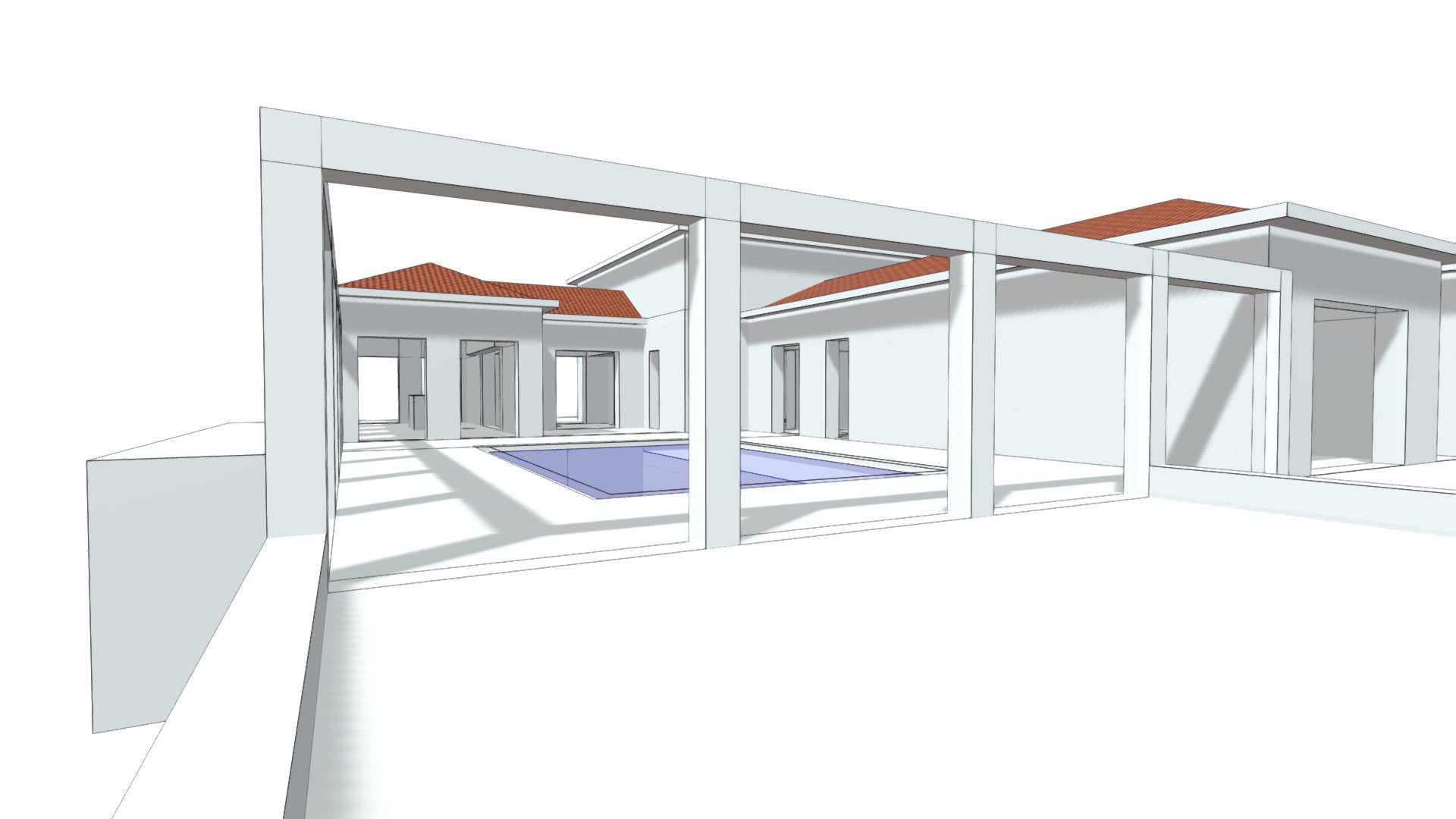 Patio design Study Download Free 3D model by * A r c ! (_arc