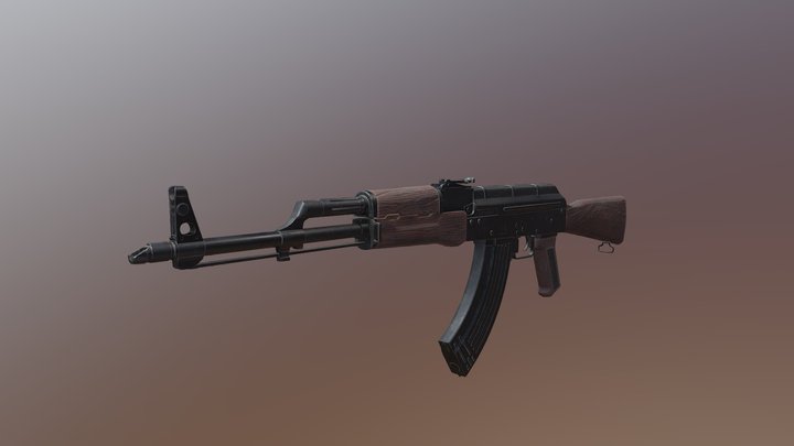 AK-47 3D Model