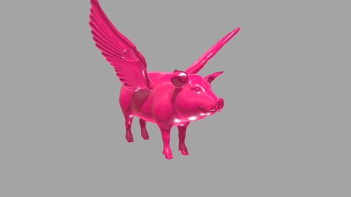 Pig 3D Model