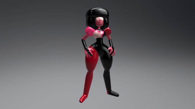 Day 28 Superhero - Garnet 3D Model