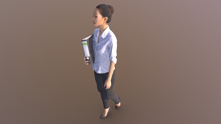 Mei Posed For Study 3D Model