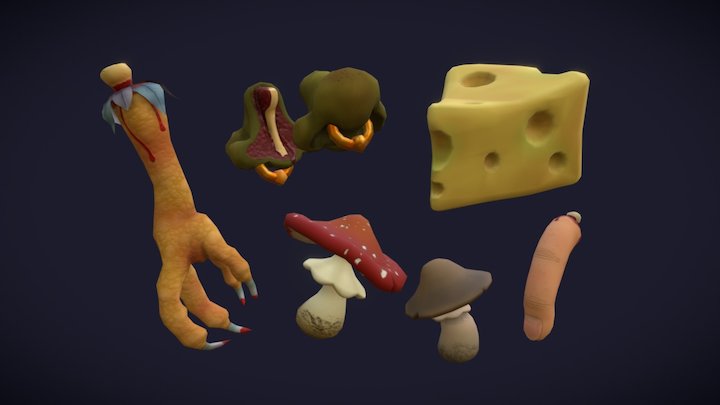 Ingredients1 3D Model