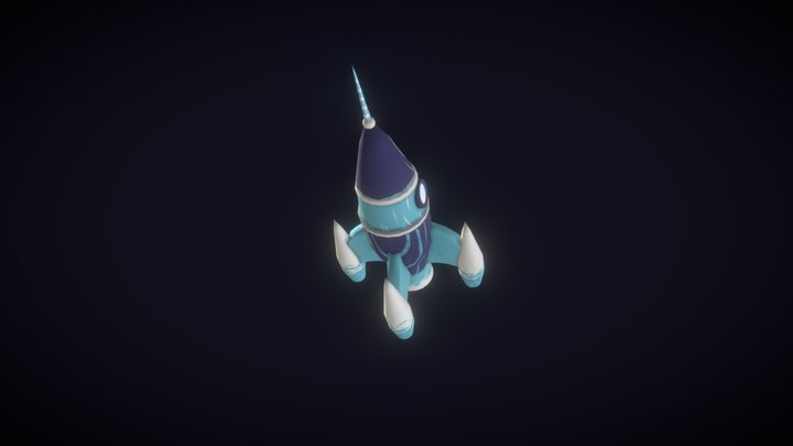 Space Rocket 3D Model