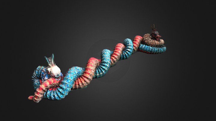 大蛇 3D Model