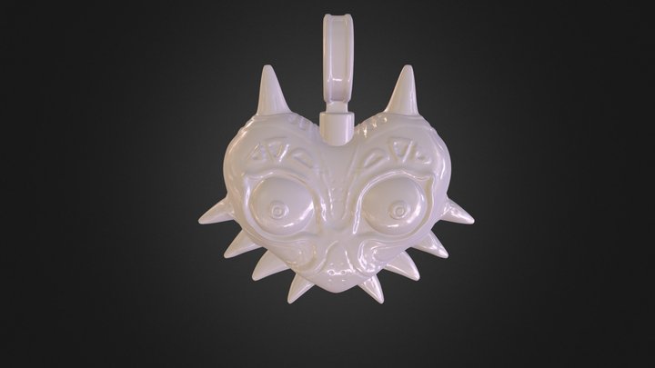 LoZ: Majora's Mask - Majora's Mask Pendant 3D Model