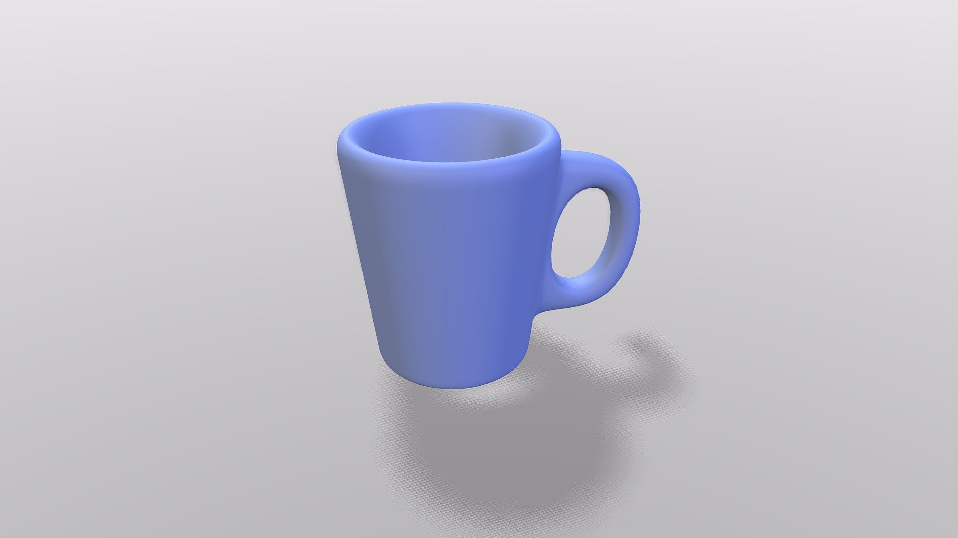 light blue mug